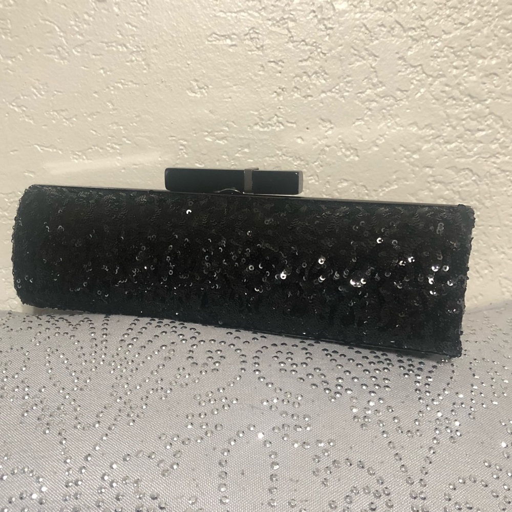 COPY - Bebé black Sequin Clutch